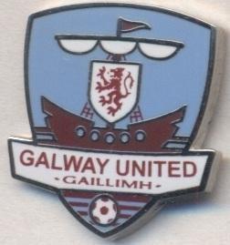 футбол.клуб Голвей (Ірландія3 ЕМАЛЬ/Galway United,Rep.Ireland football pin badge