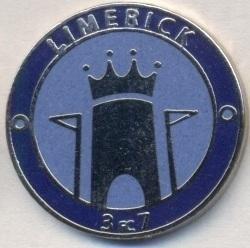 футбол.клуб Лімерик (Ірландія) ЕМАЛЬ /Limerick FC,Rep.Ireland football pin badge