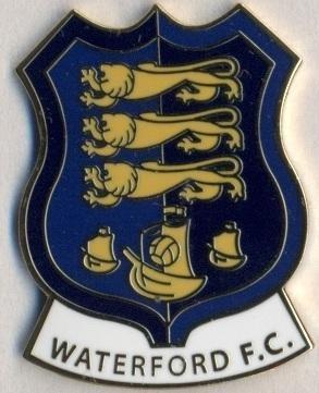 футбол.клуб Вотерфорд (Ірландія ЕМАЛЬ більший/Waterford,Rep.Ireland football pin