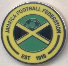 Ямайка, федерація футболу,№5 ЕМАЛЬ /Jamaica football federation enamel pin badge