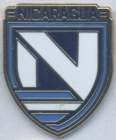 Нікарагуа, федерація футболу, №2 ЕМАЛЬ / Nicaragua football federation pin badge