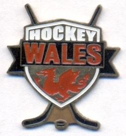 Уельс, федерація хокею, №2 важмет / Wales ice hockey assn. federation pin badge