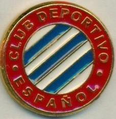 футбол.клуб Еспаньйол (Іспанія) важмет / CD Espanol, Spain football replica pin