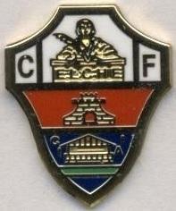 футбольний клуб Ельче (Іспанія)2 ЕМАЛЬ /CF Elche,Spain football enamel pin badge