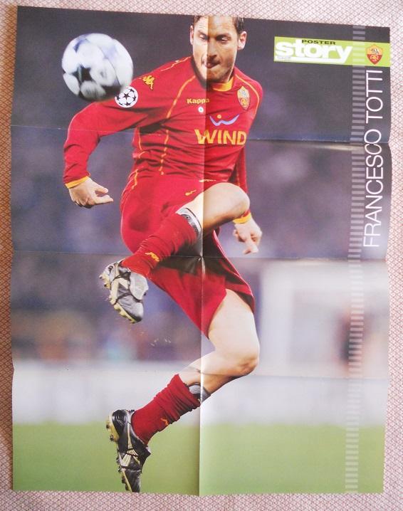 постер А1 футбол Франческо Тотті (Італія1 /Francesco Totti,Italy football poster