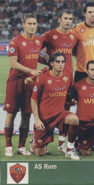 постер А4 футбол Рома (Італія) 2007 / AS Roma, Italy football team poster