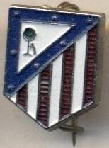 футбол.клуб Атлетіко Мадрид (Іспан.офіц.1 важмет/Atletico M,Spain football badge