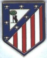 футбол.клуб Атлетіко Мадрид (Іспанія)1 ЕМАЛЬ /Atletico Madrid,Spain football pin