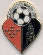 футбол.клуб Сьюдад Мурсія (Іспанія) ЕМАЛЬ/Ciudad Murcia,Spain football pin badge