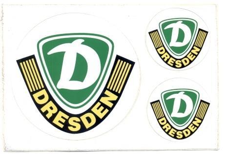 3 наклейки футбол Динамо Дрезден (Німеч./Dyn.Dresden,Germany 3 football stickers