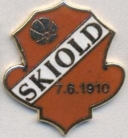 футбольний клуб Шьолд (Норвегія) ЕМАЛЬ /Skiold Drammen,Norway football pin badge