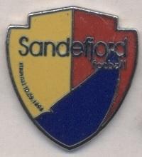 футбол.клуб Саннефйорд (Норвегія)2 ЕМАЛЬ /Sandefjord F,Norway football pin badge