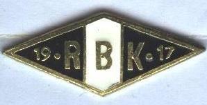 футбол.клуб Русенборг (Норвегія) важмет / Rosenborg BK,Norway football pin badge