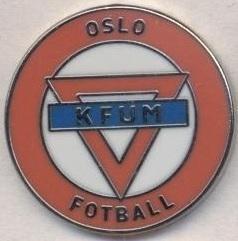 футбол.клуб КФУМ Осло (Норвегія ЕМАЛЬ/KFUM Oslo,Norway football enamel pin badge