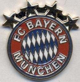 футбол.клуб Баварія Мюнхен (Німеч.)4 ЕМАЛЬ /FC Bayern,Germany football pin badge