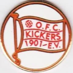 футбол.клуб Кікерс Оффенбах (Німеч. ЕМАЛЬ/Kickers Offenbach,Germany football pin