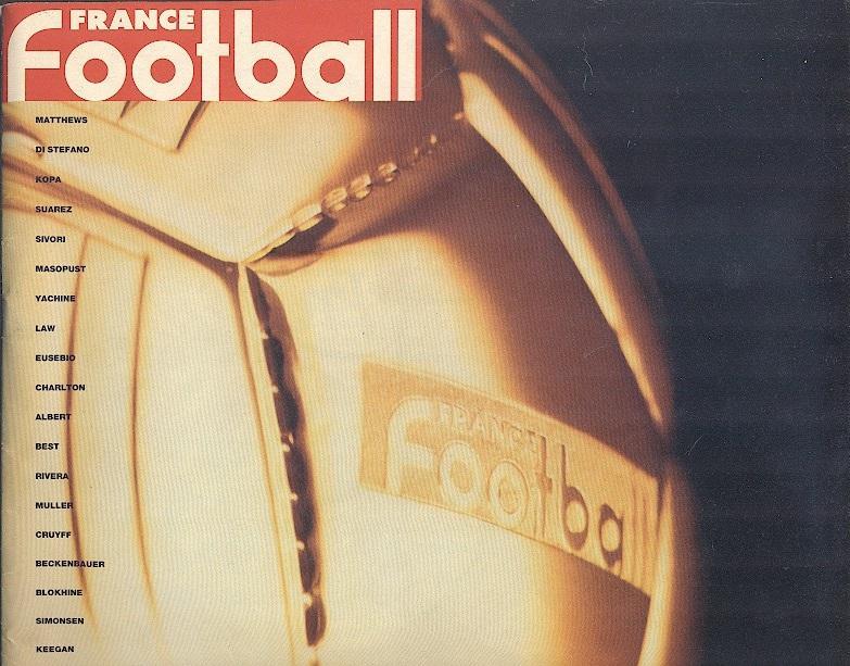 Золотий М'яч 1956-1999 спецвидання France Football Ballon d'Or Golden Ball guide