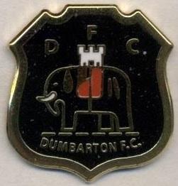 футбол.клуб Дамбартон (Шотландія2 ЕМАЛЬ/Dumbarton FC,Scotland football pin badge