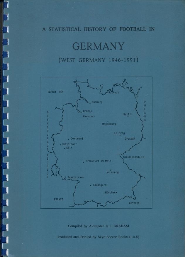 книга Німеччина ФРН підсумки чемп-тів історія /Germany football ch.ships history