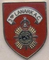 футбол.клуб Терд Ланарк (Шотландія)2 ЕМАЛЬ/Third Lanark AC,Scotland football pin