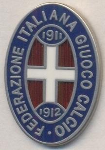 Італія,'давня'федерація футболу 1912 ЕМАЛЬ/Italy football federation replica pin