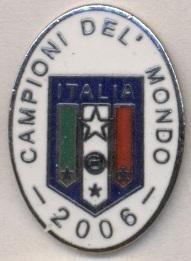 Італія (федерація футболу) чемпіон 2006b ЕМАЛЬ/Italy football champion pin badge