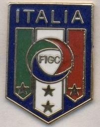 Італія, федерація футболу, №6 ЕМАЛЬ / Italy calcio football federation pin badge