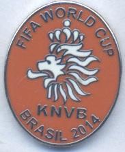 Нідерланди, федерація футболу,№8 ЕМАЛЬ/Netherlands football federation pin badge