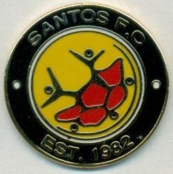 футбол.клуб Сантос (ПАР) ЕМАЛЬ /Santos Cape Town,South Africa football pin badge