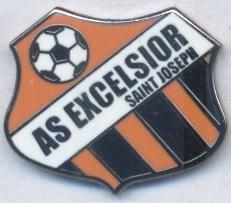 футбол.клуб Ексельсіор (Реюньйон) ЕМАЛЬ /AS Excelsior,Reunion football pin badge