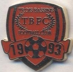 футбол.клуб Труа-Бассен (Реюньйон ЕМАЛЬ/Trois-Bassins,Reunion football pin badge