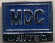 футбол.клуб МДК (Малаві,Африка) важмет/MDC United Lilongwe,Malawi football badge