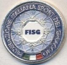 Італія, федерація хокею офіц. важмет/Italy ice hockey assn. federation pin badge