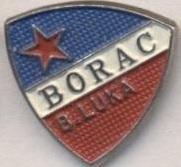 футбол.клуб Борац Баня-Лука(Боснія важмет/Borac Banja Luka,Bosnia football badge