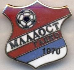 футбол.клуб Младост Гацко (Боснія) ЕМАЛЬ /FK Mladost Gacko,Bosnia football badge