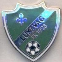 футбольний клуб Лукавац (Боснія) ЕМАЛЬ / FK Lukavac,Bosnia football enamel badge