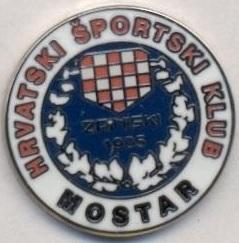 футбол.клуб Зріньскі Мостар (Боснія2 ЕМАЛЬ/Zrinjski Mostar,Bosnia football badge