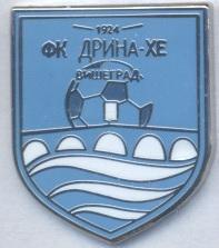 футбол.клуб Дріна Вішеград (Боснія)2 ЕМАЛЬ/FK Drina Visegrad,Bosnia football pin