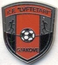 футбол.клуб Люфтетарі (Косово) ЕМАЛЬ/Luftetari Gjakove,Kosovo football pin badge