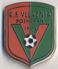 футбол.клуб Влазнія (Косово) ЕМАЛЬ / Vllaznia Pozheran,Kosovo football pin badge