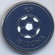 футбол.клуб Вальбона (Албанія ЕМАЛЬ/KF Valbona,Albania football enamel pin badge