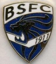 футбол.клуб Брешія (Італія)4 ЕМАЛЬ / Brescia SFC, Italy football enamel badge