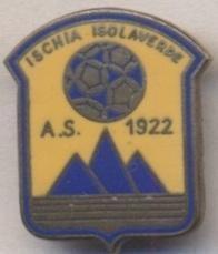 футбол.клуб Іскія (Італія) офіц. ЕМАЛЬ/AS Ischia Isolaverde,Italy football badge