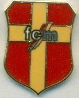 футбол.клуб Мессіна (Італія)3 ЕМАЛЬ / FC Messina,Italy football enamel pin badge