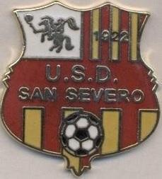 футбол.клуб Сан-Северо (Італія) офіц. ЕМАЛЬ / USD San Severo, Italy football pin