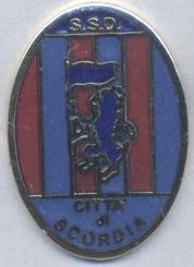 футбол.клуб Скордія (Італія) офіц. ЕМАЛЬ / SSD Scordia, Italy football pin badge