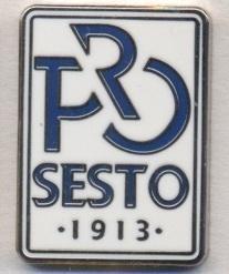 футбол.клуб Про Сесто (Італія) ЕМАЛЬ / Pro Sesto,Italy football enamel pin badge