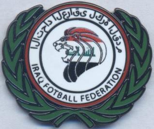 Ірак, федерація футболу,№5 ЕМАЛЬ/Iraq football federation assn. enamel pin badge