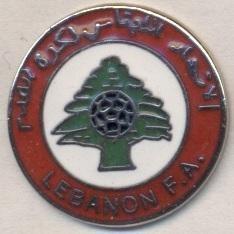 Ліван, федерація футболу,№1 ЕМАЛЬ / Lebanon football federation enamel pin badge