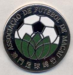 Макао,федерація футболу,№1 ЕМАЛЬ/Macau football association federation pin badge